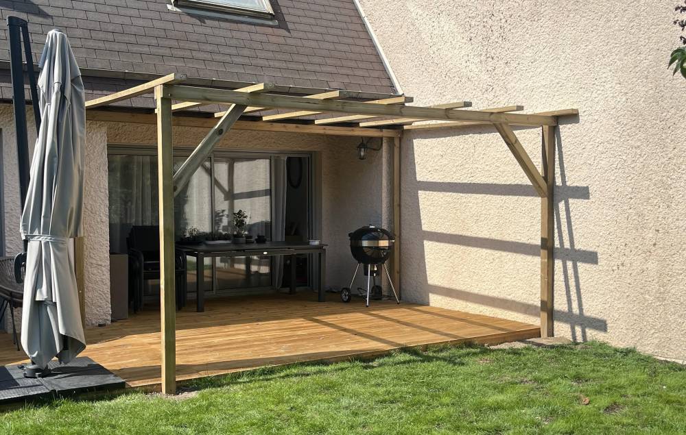 Création d'une pergola