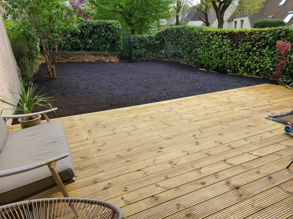 Création d'une terrasse en bois